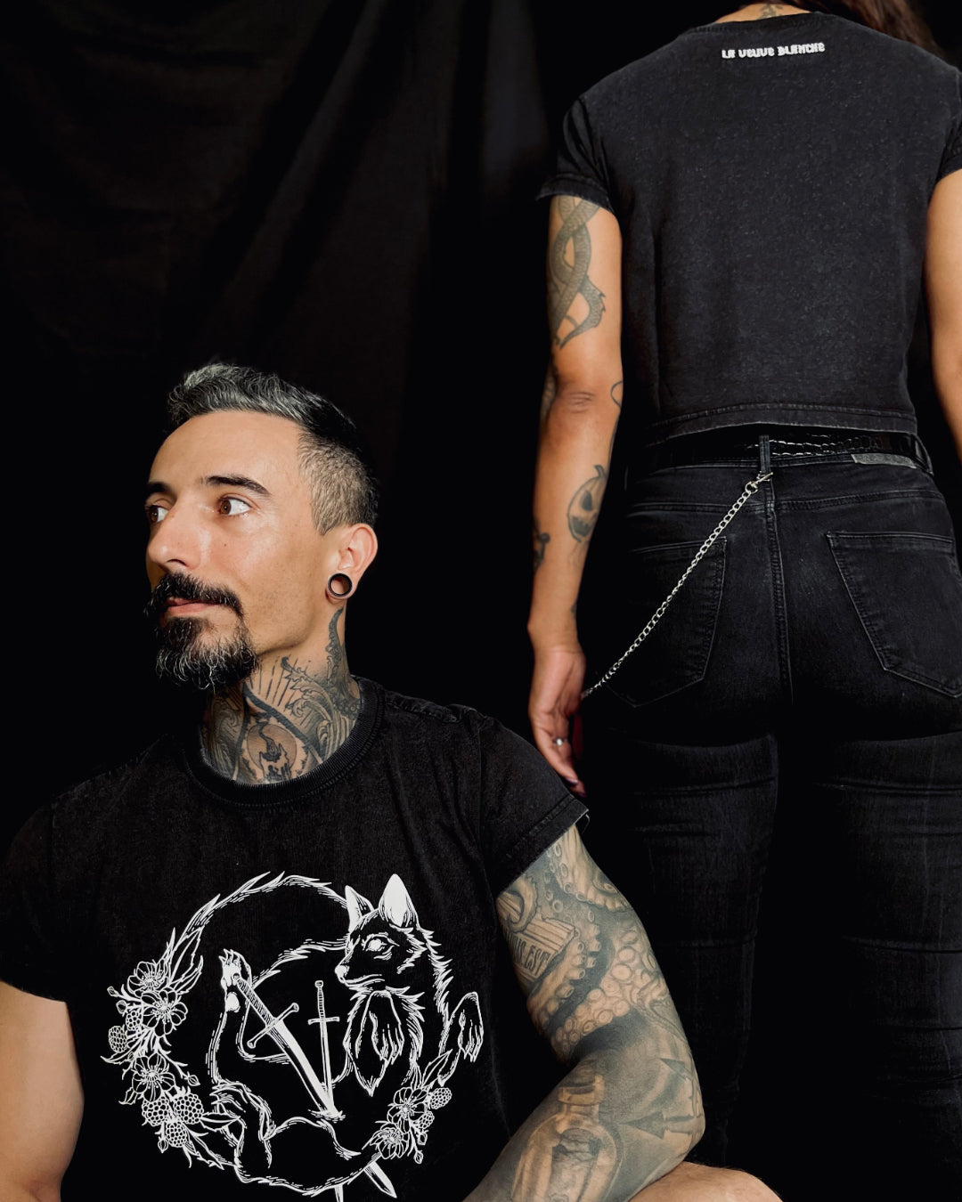Crop top Signature - « Blooming Grief » LVB série limitée