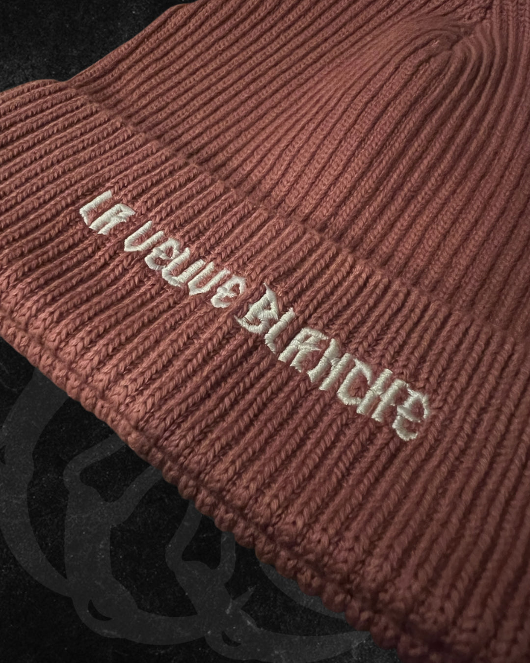 Bonnet brodé fisherman Signature LVB