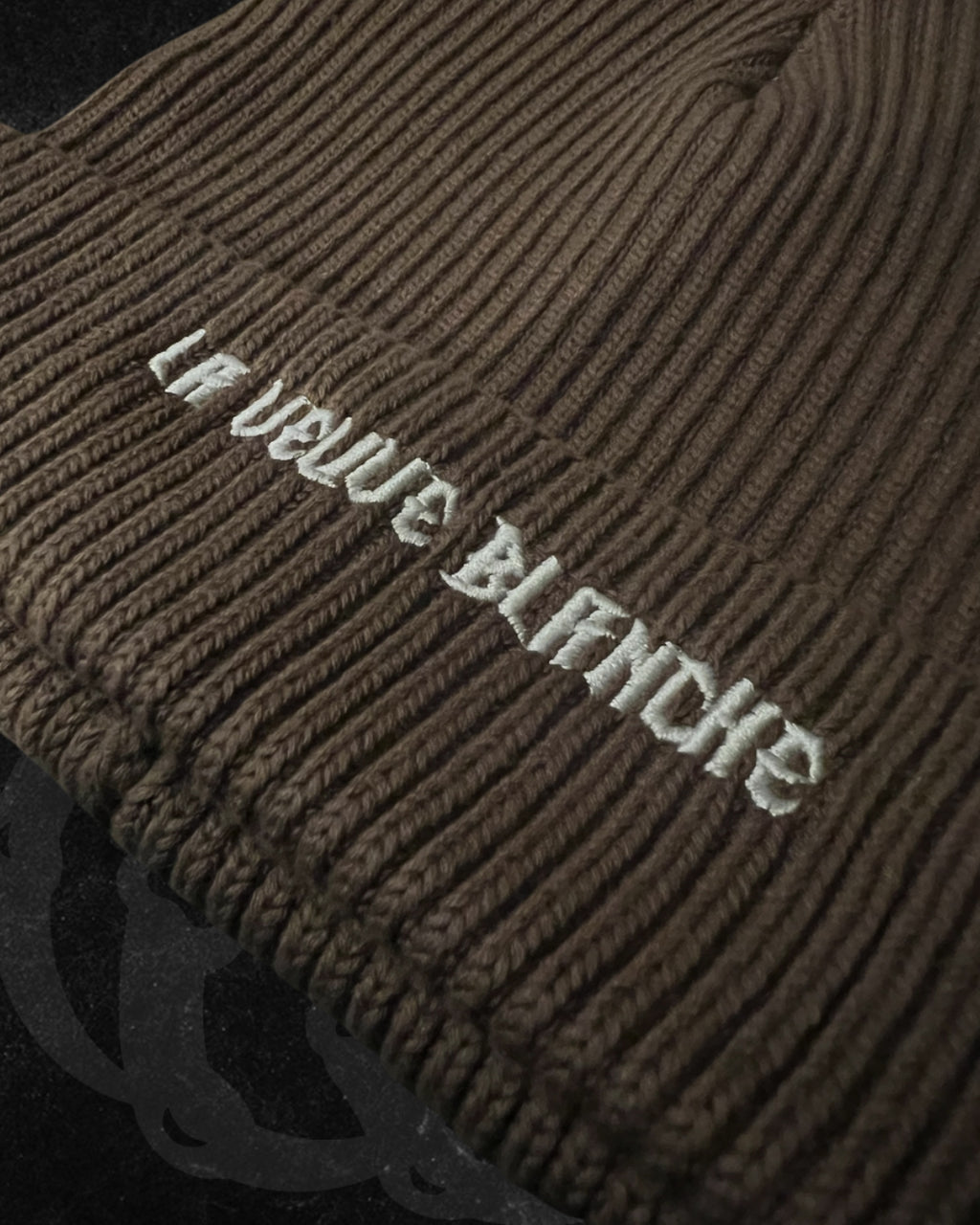 Bonnet brodé fisherman Signature LVB