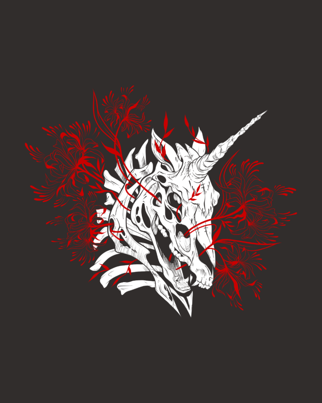 Crop top - « Death Lycoris » LVB série limitée