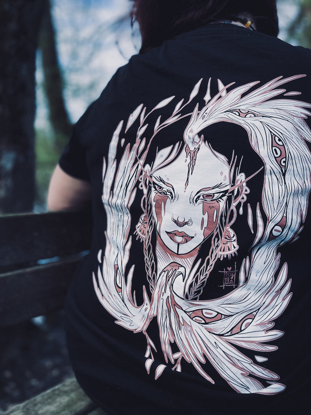 T-shirt Collab unisexe - « Sicilian Owl » LVB série limitée